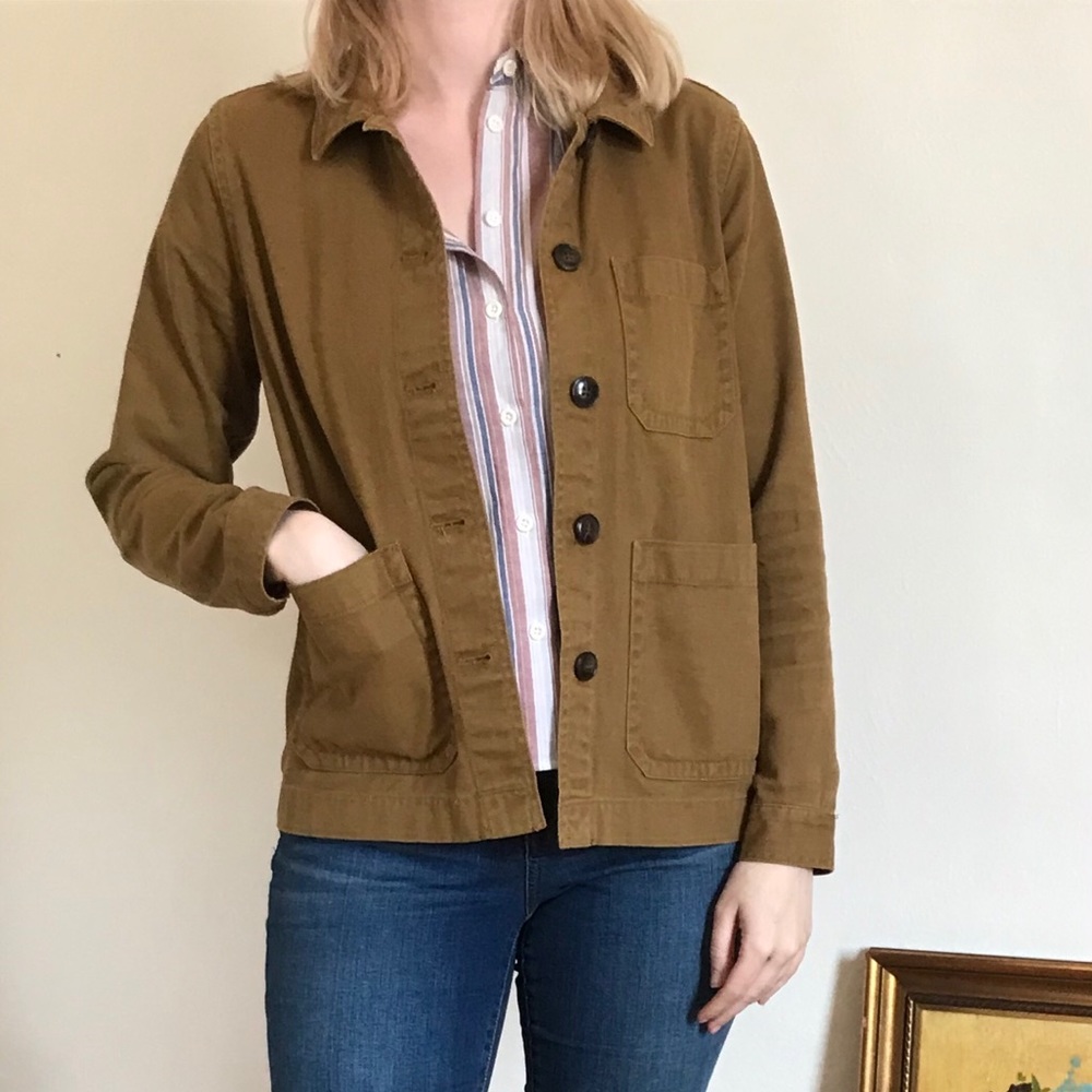 Madewell chore jacket size XXS, Egyptian gold
